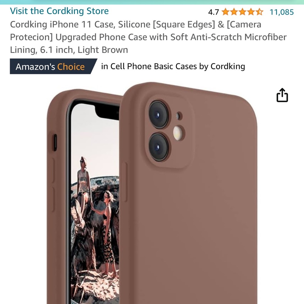 iPhone 11 Case Cordking Silicone